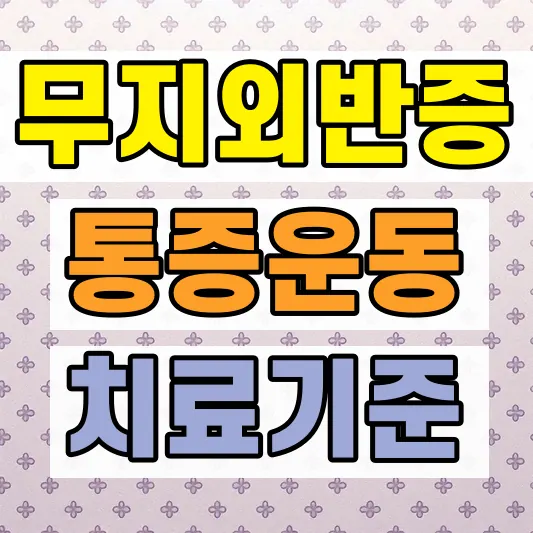 무지외반증 원인 증상 치료